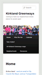 Mobile Screenshot of kirklandgreenways.org